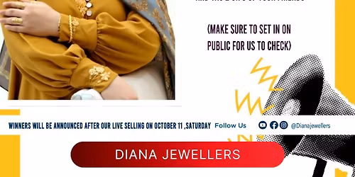 DIANA JEWELLERS GIVEAWAYS!