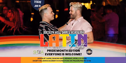 SHDA Monthly Latin Night - Pride Month Celebration - Everyone is Welcome!