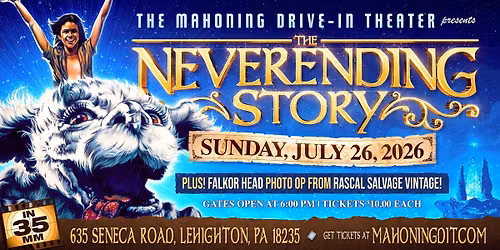 THE NEVERENDING STORY (on 35mm) w\/ Rascal Salvage FALKOR Live!