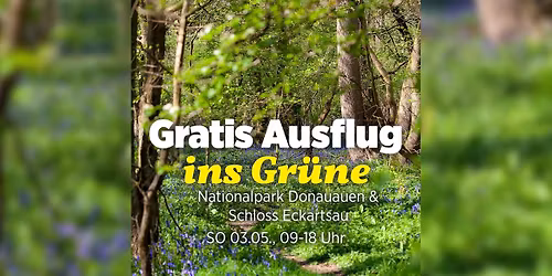 Gratis Ausflug ins Gr\u00fcne: Nationalpark Donauauen und Schloss Eckartsau