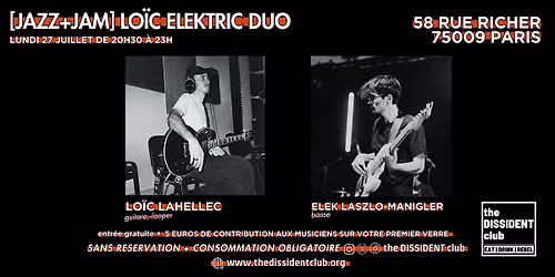 [JAZZ+JAM] Lo\u00efc Elektric duo