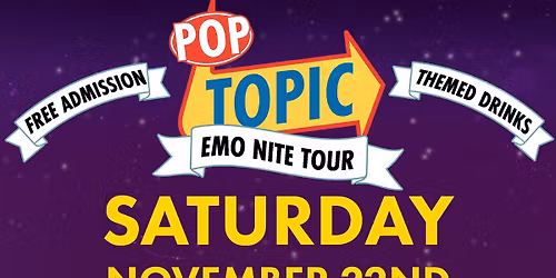 Emo Nite at Woodys with Pop Topic!