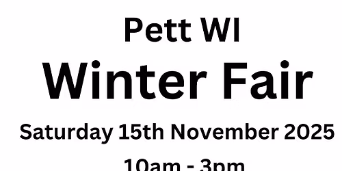 Pett WI Winter Fair