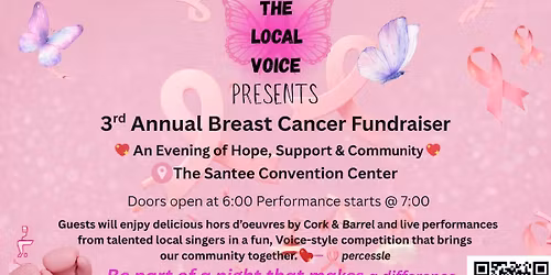 The Local Voice 3rd Annual Breast Cancer Fundraiser