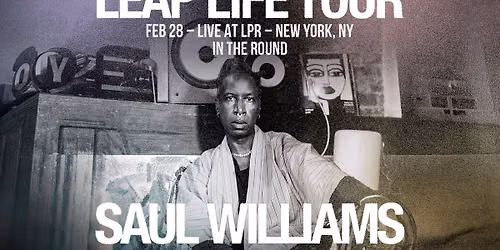 Saul Williams - Leap Life Tour