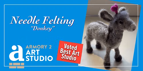 Needle-Felted 'Donkey'