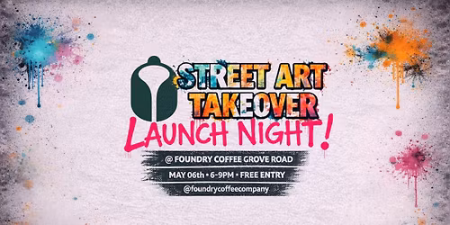 Street Art Takeover: Launch Night! feat. Cassettelord, Das Stig, Jeremy Cunningham & more!