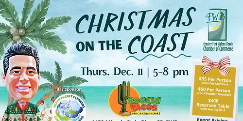 Christmas on the Coast at Rockin' Tacos Grill & Tequila Bar