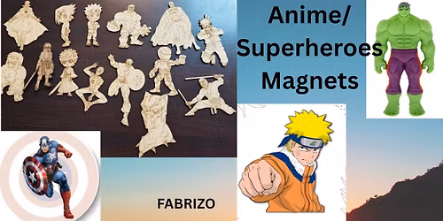 Anime\/Superheroes Magnets