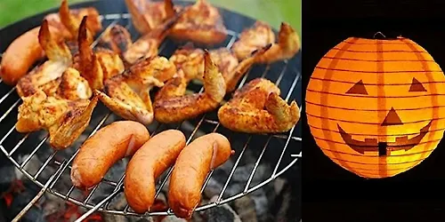 Sunset BBQ Halloween Jack OLantern (Sat 31 Oct). singles social event.