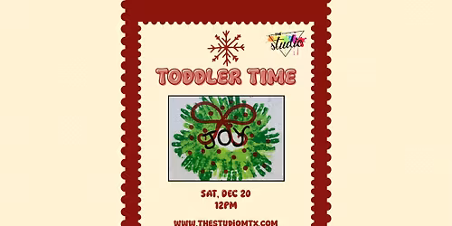 Toddler Time: Christmas Wreath \ud83d\udc9a\u2764\ufe0f\u2728