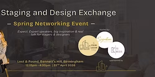 Th Staging and Design Exchange | Spring Event