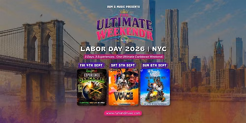 The Ultimate Weekend'R NYC 2026 - Labor Day Weekend