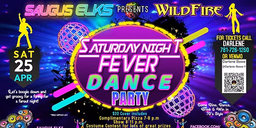 WildFire at Saturday Night Fever Dance Party - Saugus Elks - Sat Apr 25