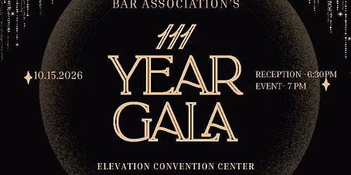 MCBA 111 Year Gala