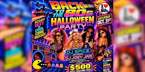 Back to the 80s Halloween Party Tampa | $500 Costume Contest