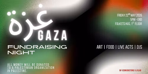 Fundraising Night for Gaza 