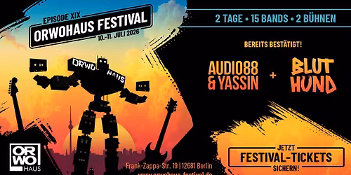 19. ORWOhaus Festival