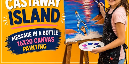 \ud83c\udfa8Summer Art Camp: Castaway Island 16x20 Salem, NH