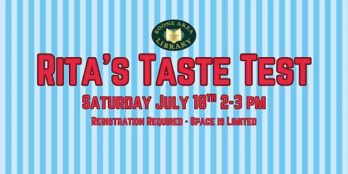 3rd Annual Rita's Taste Test
