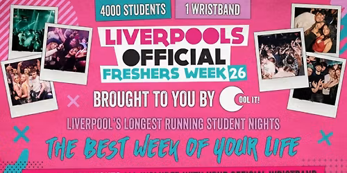 Liverpool's OFFICIAL All Access Freshers Wristband 2026 \ud83c\udf9f\ufe0f