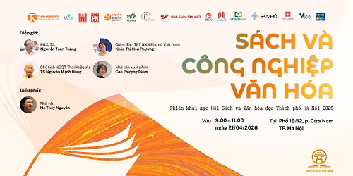 To\u1ea1 \u0111\u00e0m: S\u00e1ch v\u00e0 C\u00f4ng nghi\u1ec7p V\u0103n h\u00f3a