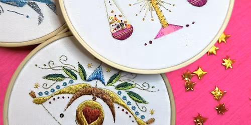 Copy of Zodiac Embroidery Workshop at The Half Moon, Herne Hill