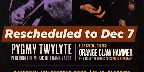 Pygmy Twylyte + Orange Claw Hammer, Glasgow