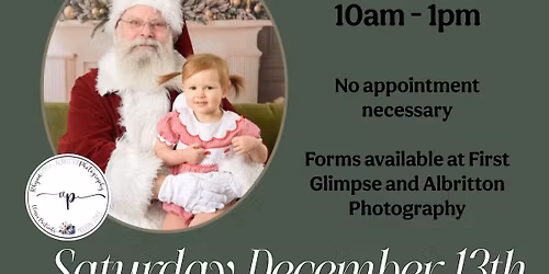 Santa Portraits at First Glimpse