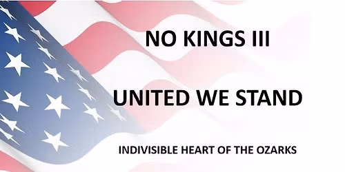 SAVE THE DATE No Kings 3 UNITED WE STAND