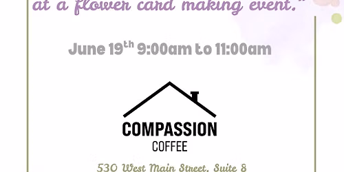 Flower card making event 