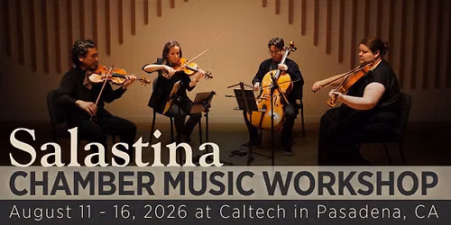 Salastina 2026 Chamber Music Workshop