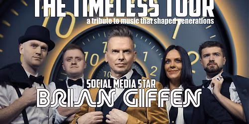 Brian Giffen with the untouchables The Timeless tour