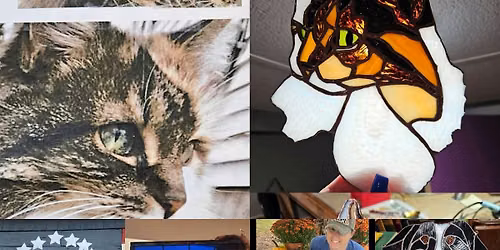 Stained Glass Solder Only Pet Portrait Workshop AT Hound And Home