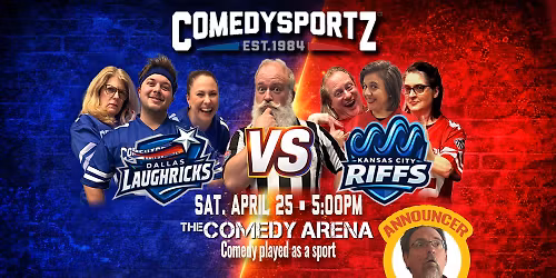 ComedySportz: Dallas Laughricks VS Kansas City Riffs
