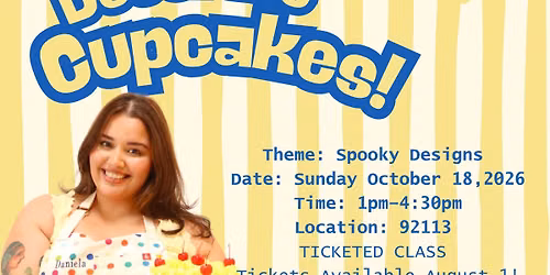 San Diego Cupcake Decorating Class!