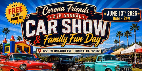 4th Annual Car Show & Family Fun Day