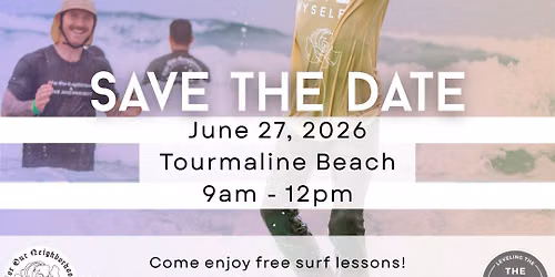 Free Surf Lessons for Youth from underserved communities!