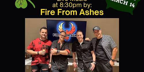 St. Patty's Party at Bolo's with Fire From Ashes!