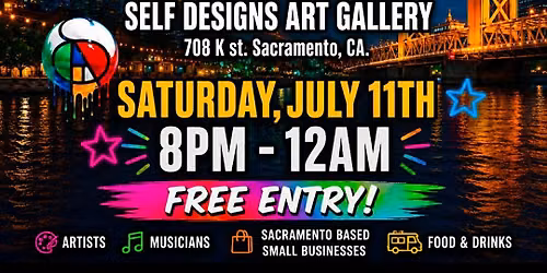 SECOND SATURDAY SUMMER NIGHT MARKET\/GLOW IN THE DARK PAINTING