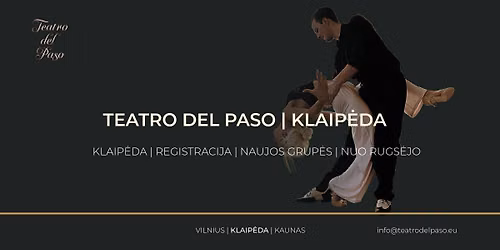 Teatro Del Paso | Tango pamokos Klaip\u0117doje: Naujas sezonas