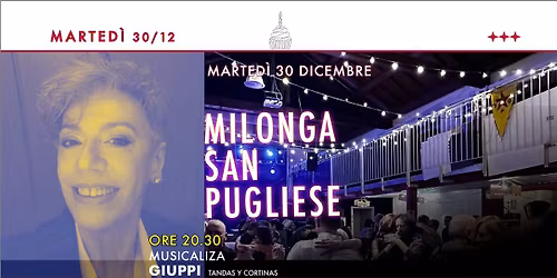 Milonga San Pugliese, Tdj Giuppi 30 dicembre