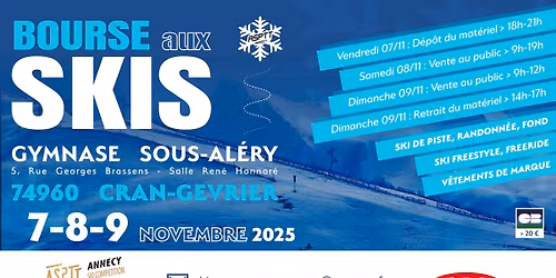Bourse aux skis 2025 ASPTT Annecy 