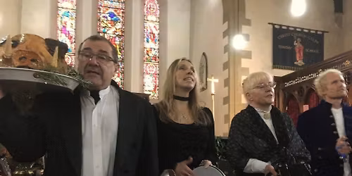 Guests at Christmas with Andrew Edwards & Friends.