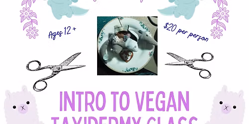 Intro to Vegan Taxidermy