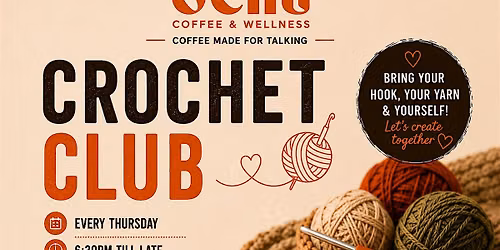 Crochet Club at Ochu Coffee & Wellness