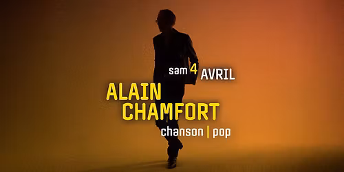 ALAIN CHAMFORT - sam 4 avril - Chanson - Pop - L'Archipel Perpignan