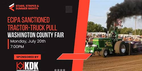 ECIPA Sanctioned Tractor-Truck Pull  |  Washington County Fair