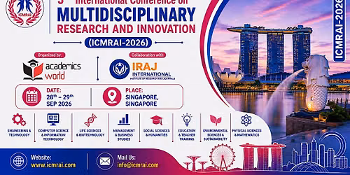 3rd International Conference on Multidisciplinary Research And Innovation