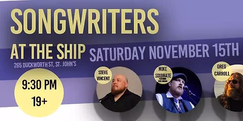 Songwriters At The Ship